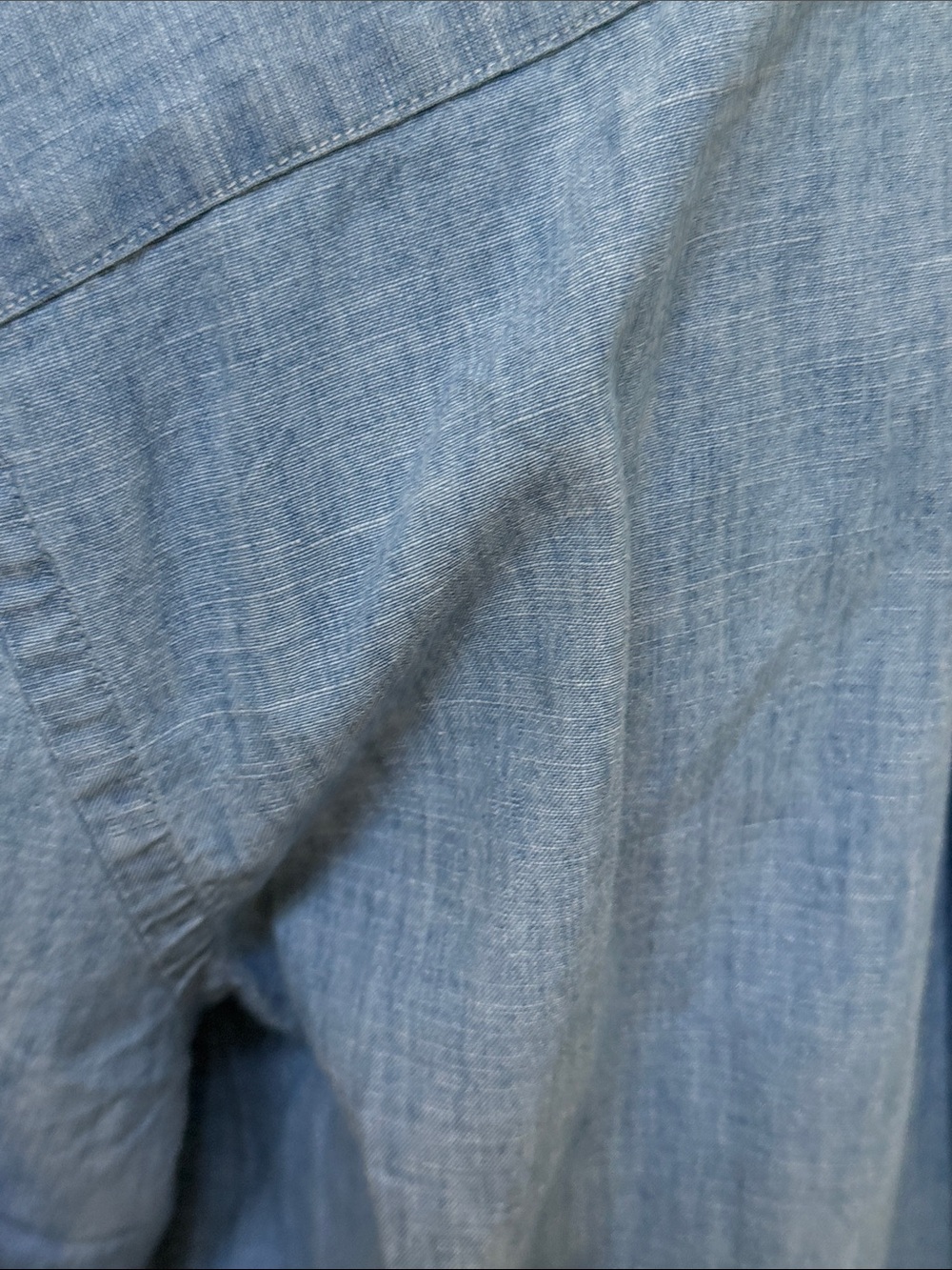 Polo by Ralph Lauren Chambray Button-Down Shirt in Light Blue unisex. - Picture 4 of 9
